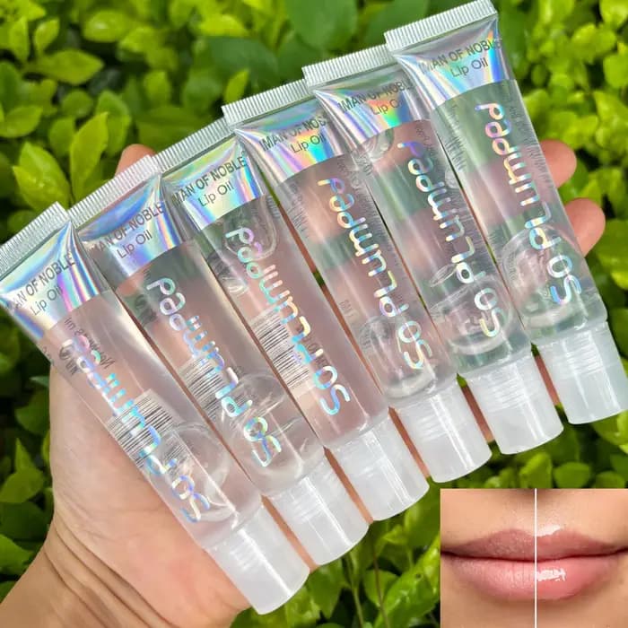 6 pièces saveur fruitée aqueux brillant à lèvres ensemble clair Gel