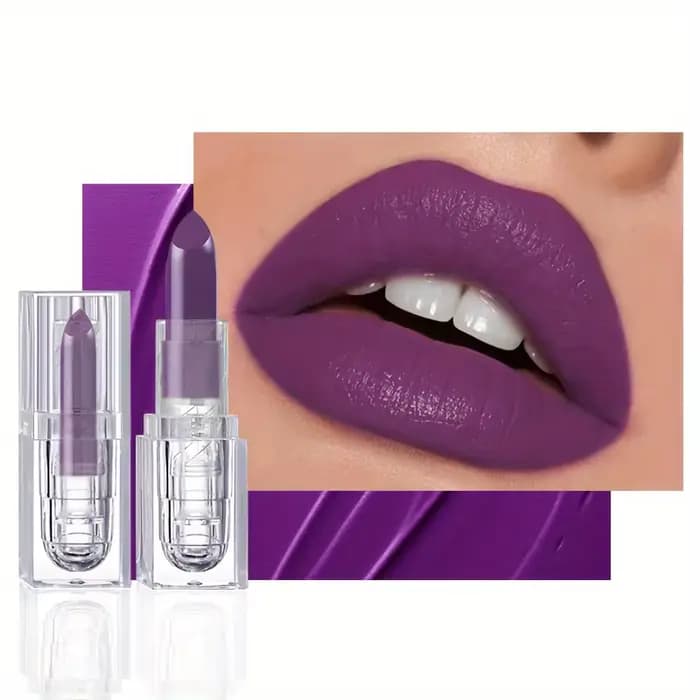 Brillant à lèvres violet mat