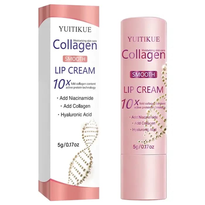 Crème pour les lèvres au collagène avec niacinamide et acide hyaluronique