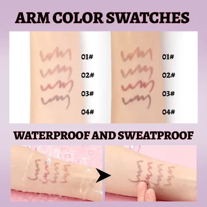 QIBEST crayon à lèvres liquide mat imperméable repulpant tache rouge