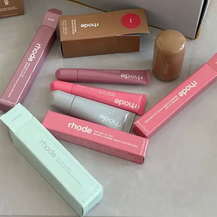 Stick blush et baume à lèvres non parfumé au goût de pomme et de thé