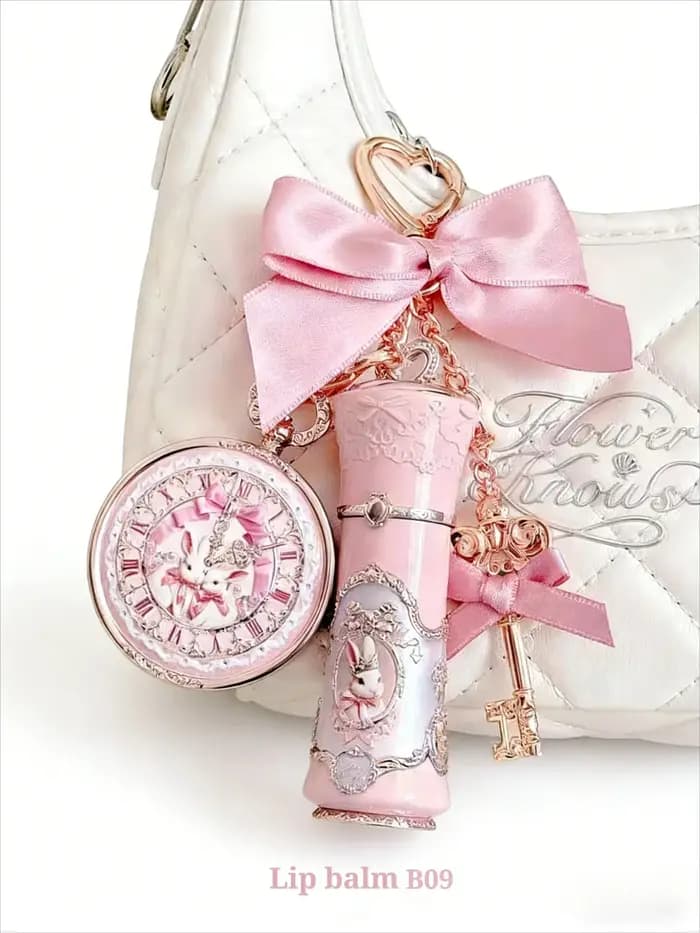 Baume à lèvres anti-fissures Bonnie Rabbit Flower Knows Garden Girl Heart Cute