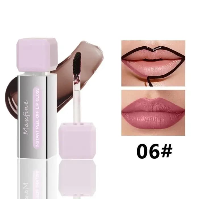 Gloss à lèvres effet mat peel-off
