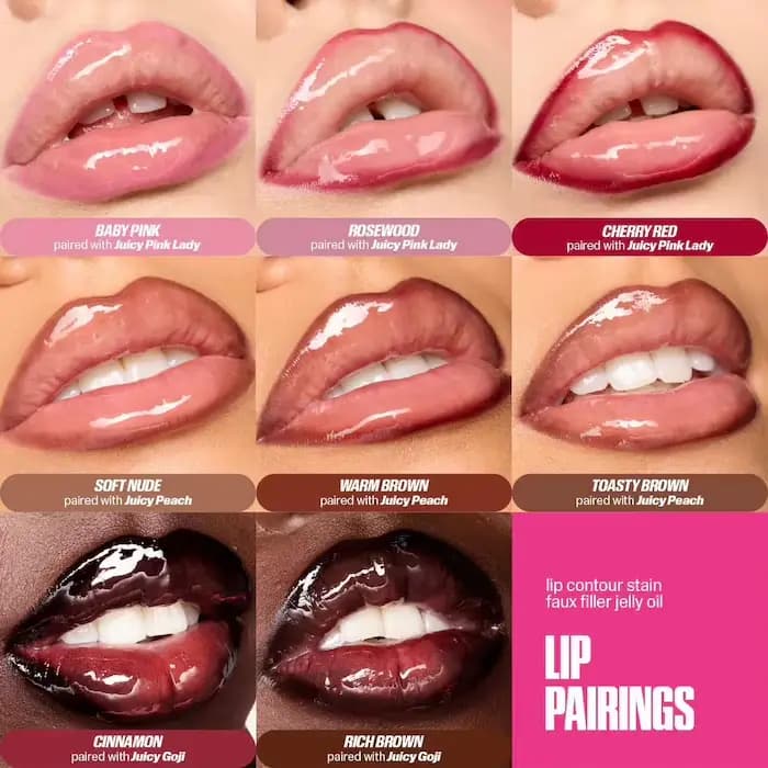 Faux Filler Gloss à lèvres brillant non collant
