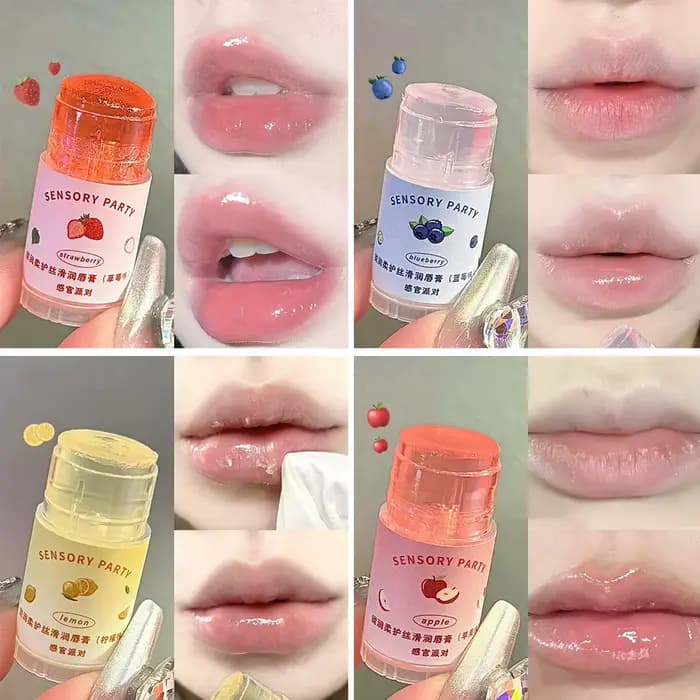 Baume à lèvres fruité hydratant anti-dessèchement et anti-gerçures