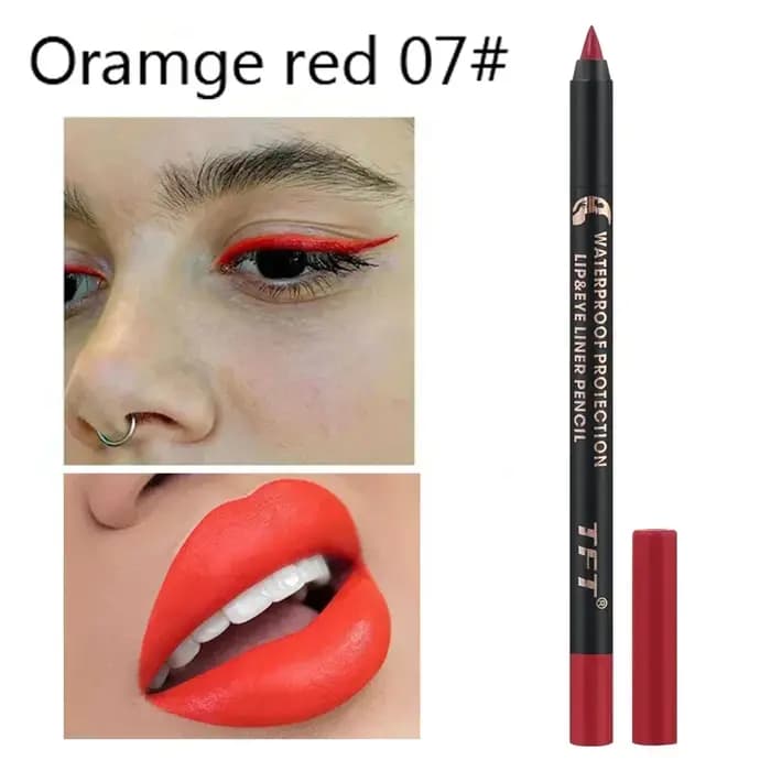 Crayon Eyeliner bleu mat, imperméable, pigment coloré durable, noir, blanc, jaune, stylo pour les yeux, ne fleurit pas, maquillage, cosmétiques