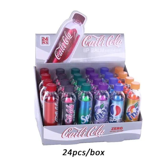 24 pièces mignon ours baume à lèvres clair aromatisé aux fruits hydratant rouge