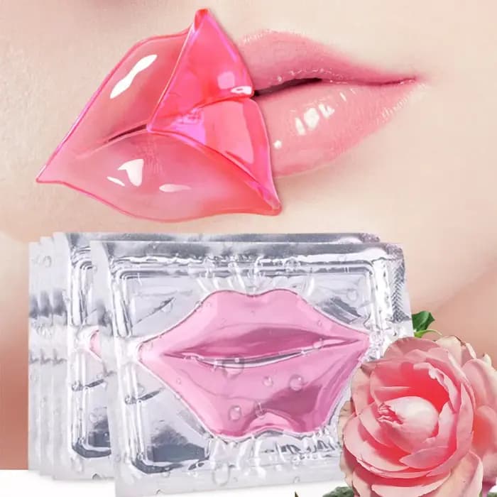 Masque à lèvres au collagène cristal rose