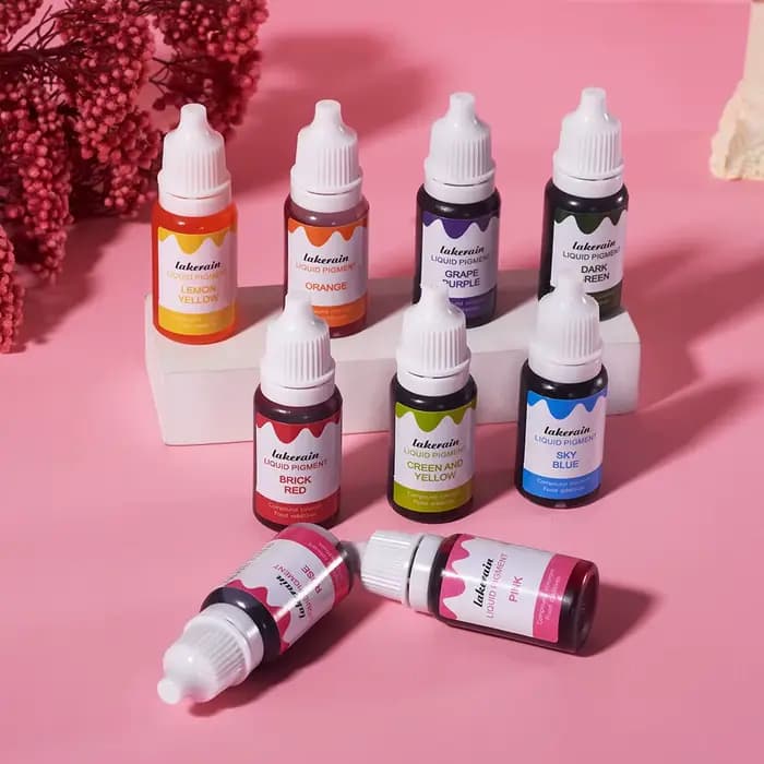 Pigment liquide bricolage rouge à lèvres fait maison colorants faisant coloration