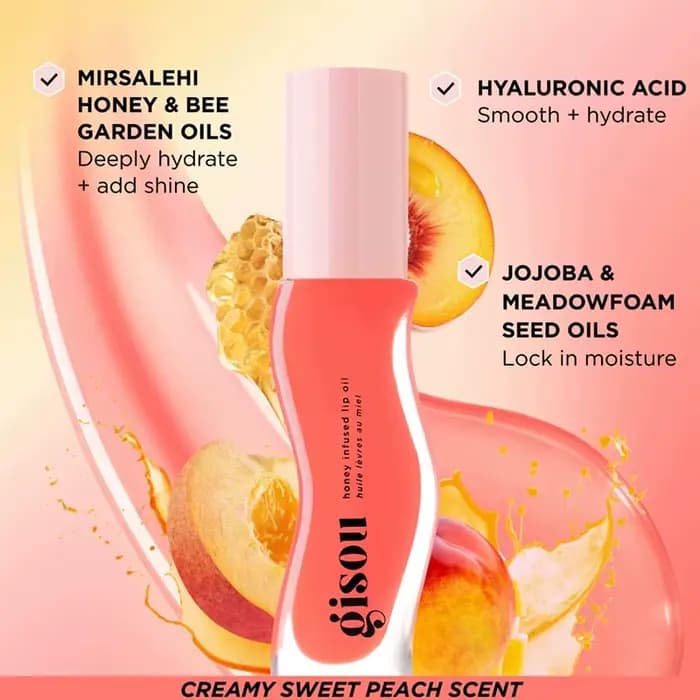 Gisou baume à lèvres hydratant huile