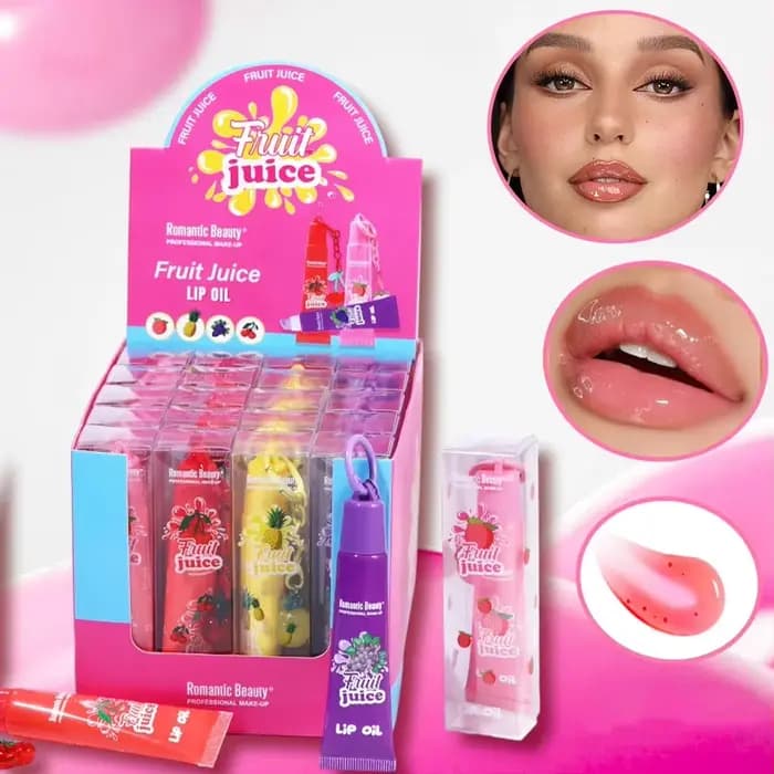 Huile à Lèvres Fruitée Hydratante et Réparatrice – Traitement Apaisant