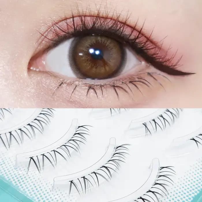 ICYCHEER maquillage bas cils Kit 5 paires 3D aspect naturel sous