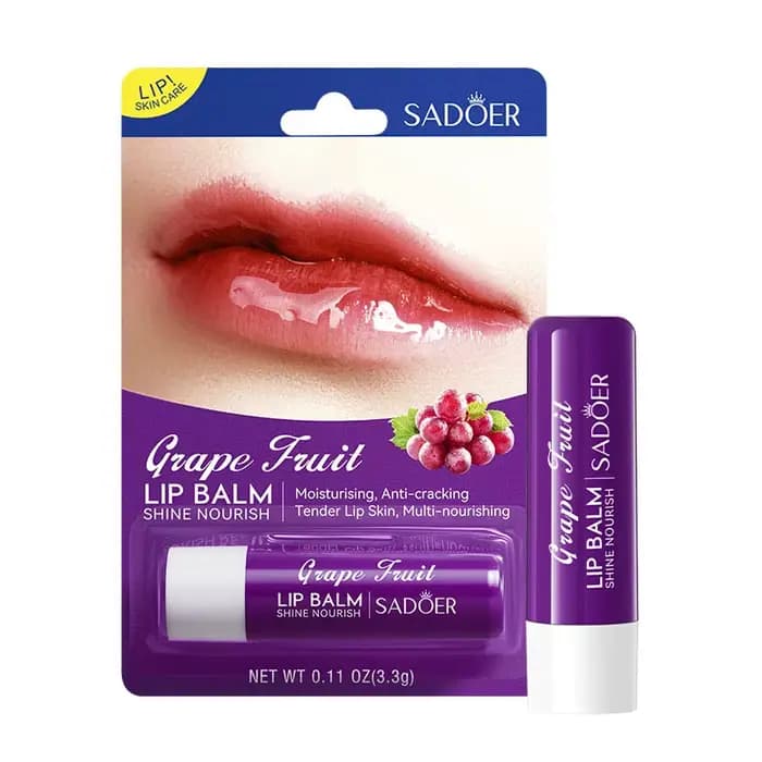 SADOER Baume à lèvres hydratant anti-fissure nettoyant améliore la ligne fait les lèvres baume à lèv