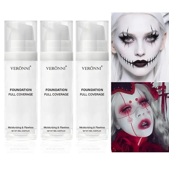 Fond de teint liquide blanc pur pour maquillage de scène COS
