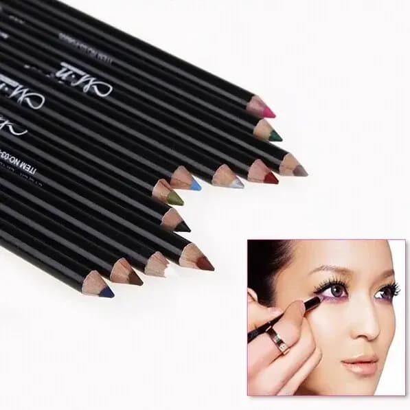 Maquillage 12 couleurs imperméable à l'eau crayon à lèvres