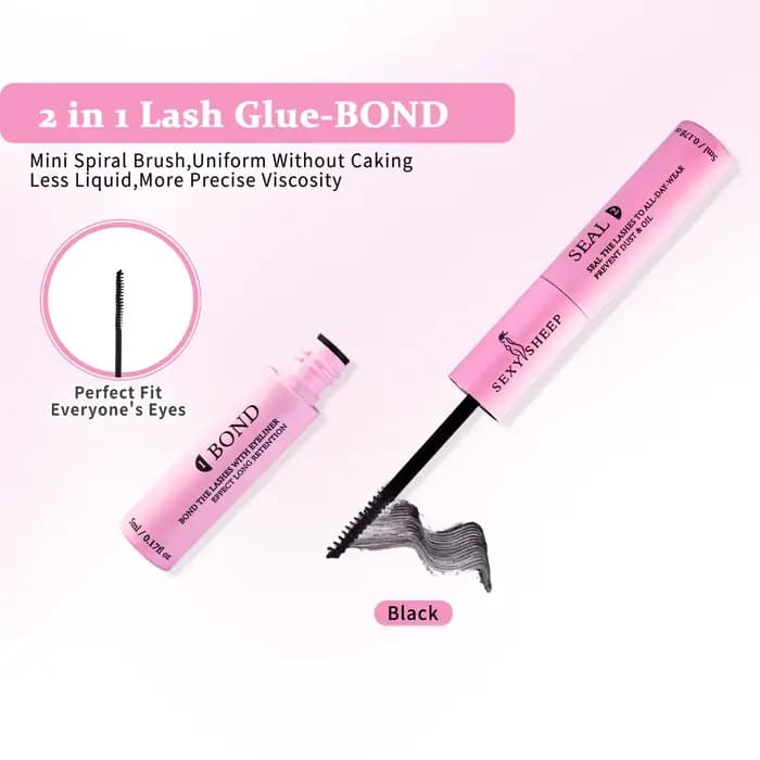 Kit de grappes de cils avec pointes, Extensions inférieures, faux cils avec liaison et joint, cils i