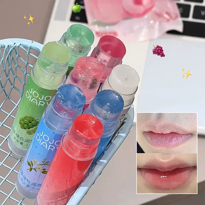 Baume à lèvres hydratant fleur de jasmin noix de coco raisin pomme fruitée crème hydratante fraîche Anti sécheresse