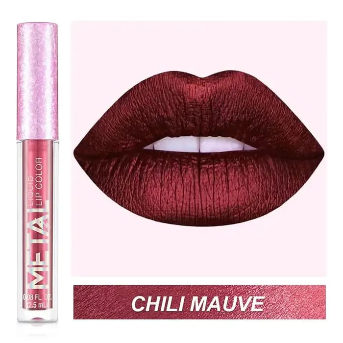 Gloss à lèvres métallique scintillant fluorescent