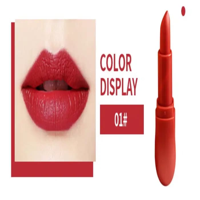 Rouge à lèvres mat 12 couleurs, couleur velours, lisse, imperméable, maquillage longue durée, 3.6g