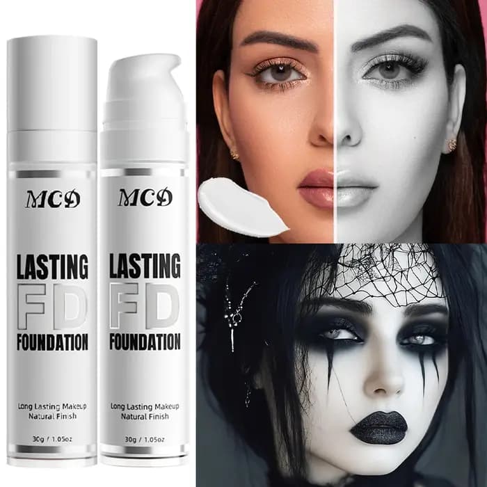 1PC Fond de Teint Liquide Blanc Pur pour Maquillage de Scène COS