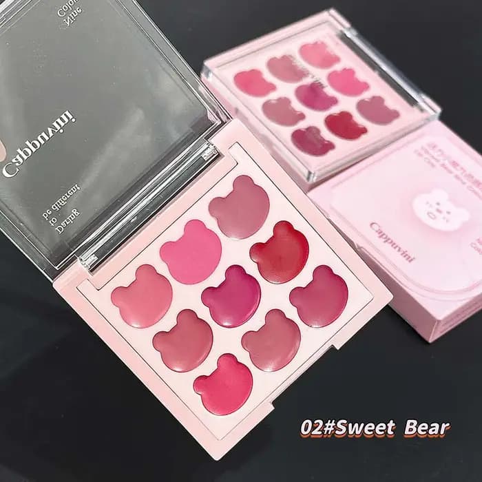 Cappuvini Mousse à lèvres velours 9 couleurs – Finition mate et naturelle