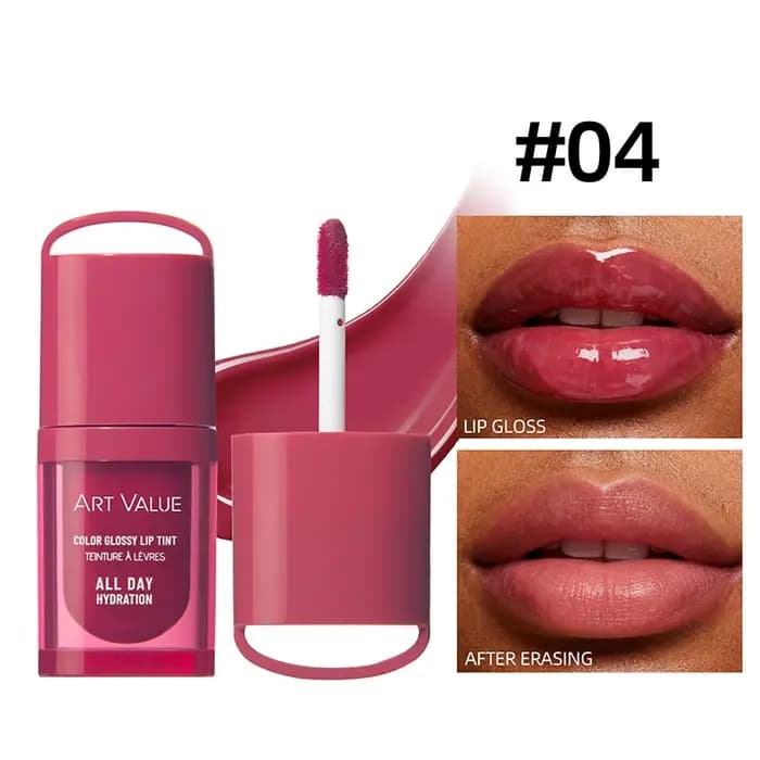 Gloss à lèvres effet miroir