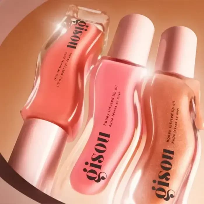 Gisou hydratant collant caramel baume à lèvres huile