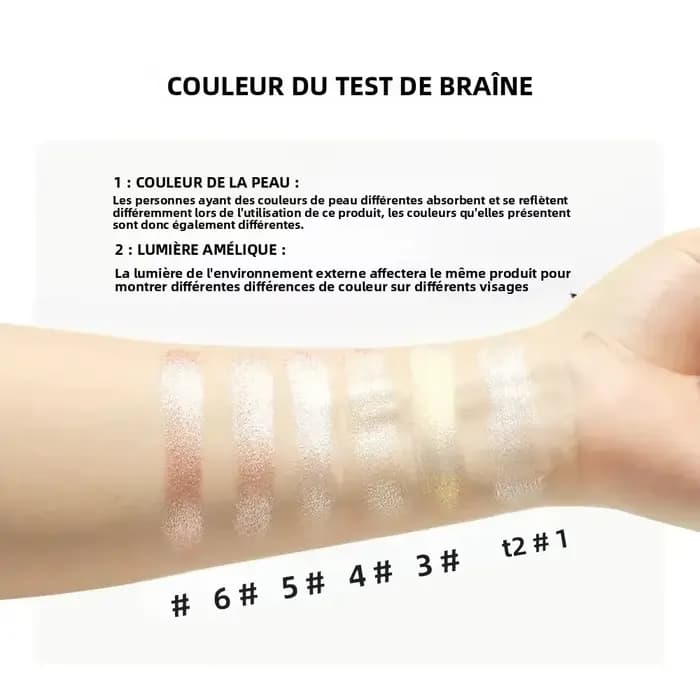 Surligneur scintillant fin imperméable longue durée